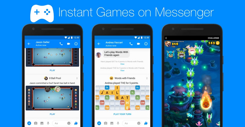 Facebook Instant Games on Messenger