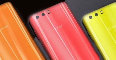 Honor 9 Yellow, Peach Pink, Red