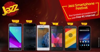 Jazz Smartphones on Installments Pakistan