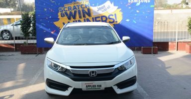 Honda Civic awarded for Galaxy J Series
