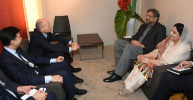 PM Pakistan Telenor Davos