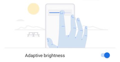 Android Pie Adaptive Brightness