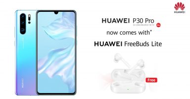 Huawei P30 Pro with FreeBuds Lite