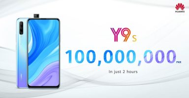 Huawei Y9s Sales Record