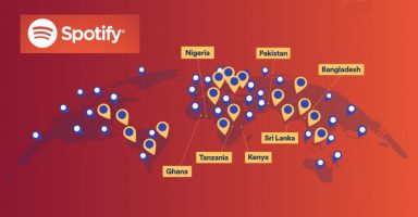 Spotify New Countries 2021