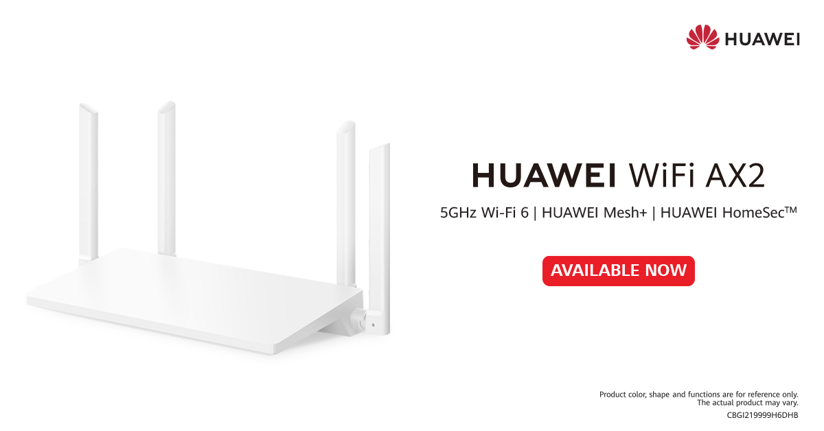 Huawei Smart Router with WiFi 6 Connectivity Now Available in – Tech